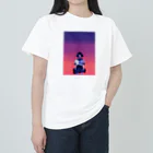 青江鍛錬道場のBlue Blue 01 alternative  ヘビーウェイトTシャツ