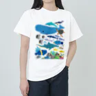 みなとまち層の小笠原の海洋生物(背景なし) ヘビーウェイトTシャツ