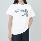 モルTの鳥獣人物戯画　カメハメ波 ヘビーウェイトTシャツ