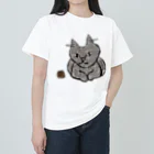 ニャンコ一族のカヌレ ヘビーウェイトTシャツ