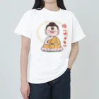 ブー太郎の養豚JAPANの開運、豚（ブッタ）Tシャツ ヘビーウェイトTシャツ