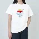 suisuiのいちご練乳かき氷 ヘビーウェイトTシャツ