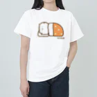 まめこ'ずショップの寝るねこ ヘビーウェイトTシャツ