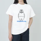 白熊たん。の白熊たん。クマロゴ Heavyweight T-Shirt