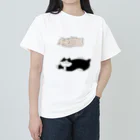 にどねちゃん🐣のキャンバーねこたち ヘビーウェイトTシャツ