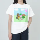 さようてんの集合写真の撮影の日に欠席したすあま ヘビーウェイトTシャツ