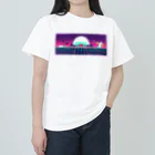 いちぼ君のお店のICHIBO-SynthWave ヘビーウェイトTシャツ