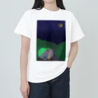 deepsterの鹿 ヘビーウェイトTシャツ