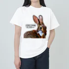 AngelRabbitsの野うさぎのほっぺを掘るうさぎ Heavyweight T-Shirt