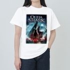 COMMA＋の『ウィジャ・シャーク 霊界サメ大戦』英語版ジャケット Heavyweight T-Shirt