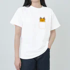 ゆるも鹿々堂のポケットインまめしか Heavyweight T-Shirt