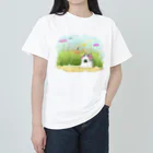 なべぽよの絵置き場の秋ピクニックT ヘビーウェイトTシャツ