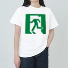 Hungry Freaksの【ホラーな公共サイン】恐怖の非情口 Heavyweight T-Shirt