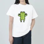 かえるとこももの無機質可愛いかえるくん〜マッスル〜 ヘビーウェイトTシャツ