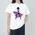 FEEL_THE_GROOVEのブラックガールロゴ ヘビーウェイトTシャツ