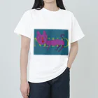 PP(ﾘﾝﾘﾝ)の高貴な猫 Heavyweight T-Shirt