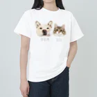 みきぞーん｜保護猫 ミッキー画伯と肉球とおともだちのrom & sol Heavyweight T-Shirt