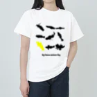 ハゼ水槽いけのハゼ・シルエットTシャツカラーVer. ヘビーウェイトTシャツ