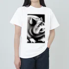 かんづめの驚愕の豚 ヘビーウェイトTシャツ