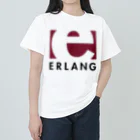 Erlang and Elixir shop by KRPEOのErlang logo ヘビーウェイトTシャツ