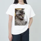 ねこの森でお散歩のさあ、モフりなさいよ。 Heavyweight T-Shirt