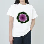 flower-flowersのflowering kale 1 ヘビーウェイトTシャツ