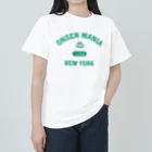 kg_shopのONSEN MANIA (グリーン) ヘビーウェイトTシャツ