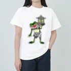 もむのふの爬虫類グッズやさんの天燈鬼・龍燈鬼両面プリント Heavyweight T-Shirt