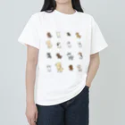 すしマウンテンのにじいろうんちをするいろんなわんこ ヘビーウェイトTシャツ