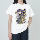 pink://unicorn.tokyoのオハナ少年と謎の猫 ヘビーウェイトTシャツ