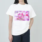 最終進化的量産型良のピンクノコスモス Heavyweight T-Shirt