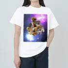 ポメラニアンやさんの宇宙犬 Heavyweight T-Shirt