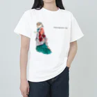 矢高あおいの【Prairie dog lover×Art】お洒落な女性 ヘビーウェイトTシャツ