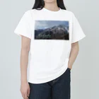 D-aerialの白馬の山々 ヘビーウェイトTシャツ