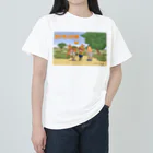 いまむら文庫の３びきのかば Heavyweight T-Shirt