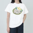 甘栗堂の干支うさぎ　２　シャツ ヘビーウェイトTシャツ