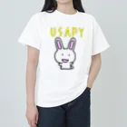 ema ショップのうさぎの　うさぴぃ ヘビーウェイトTシャツ