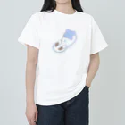 Jackalope Houseのツノアリウサギアジサイモドキウミウシ 青色ver. Heavyweight T-Shirt