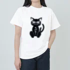 blueberryショップのめがねこ ヘビーウェイトTシャツ