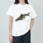 MAYAのタイガーショベルノーズキャットフィッシュ ヘビーウェイトTシャツ