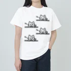 楽猫楽描しげ屋のシャーシャー Heavyweight T-Shirt