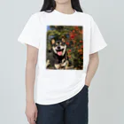 柴犬けんたろー。の柴犬のけんたろー ヘビーウェイトTシャツ