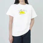タナカミノルのユーモアイラストショップのヒコーキドリ Heavyweight T-Shirt