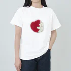 みにゆん　ねこのA loving puppy Heavyweight T-Shirt