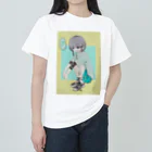 日本パチモノ委員会のまたラーメンちゃん ヘビーウェイトTシャツ