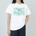 Keriiのイラストのシャボン玉アート　グリーン系 Heavyweight T-Shirt