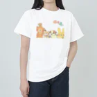 akiのひとりぼっちの時に会いにくる動物たち ヘビーウェイトTシャツ