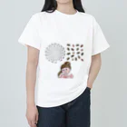 ⭐️HOSHIMI⭐️のアリ🐜とゴキブリ🪳と友達女 ヘビーウェイトTシャツ