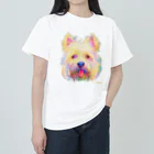 ジュノの秘密のアトリエのウエストハイランドホワイトテリア／Juno ヘビーウェイトTシャツ