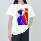 greetenの不死鳥アート  幻想世界 ヘビーウェイトTシャツ